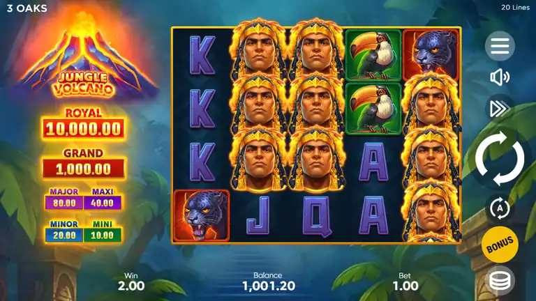 Jungle Volcano demo - click to launch